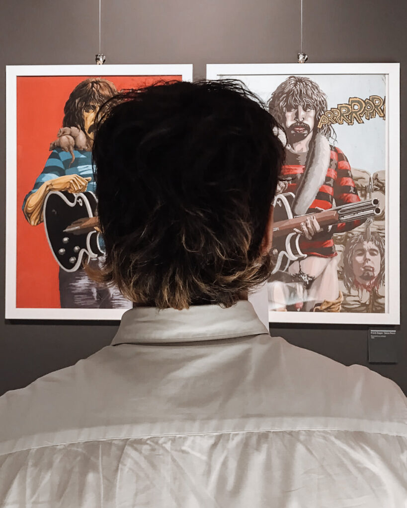 I ragazzi del primo anno del corso di Graphic Design in visita al Clap Museum di Pescara e lezione di disegno dal vivo con il docente Luciano Sozio