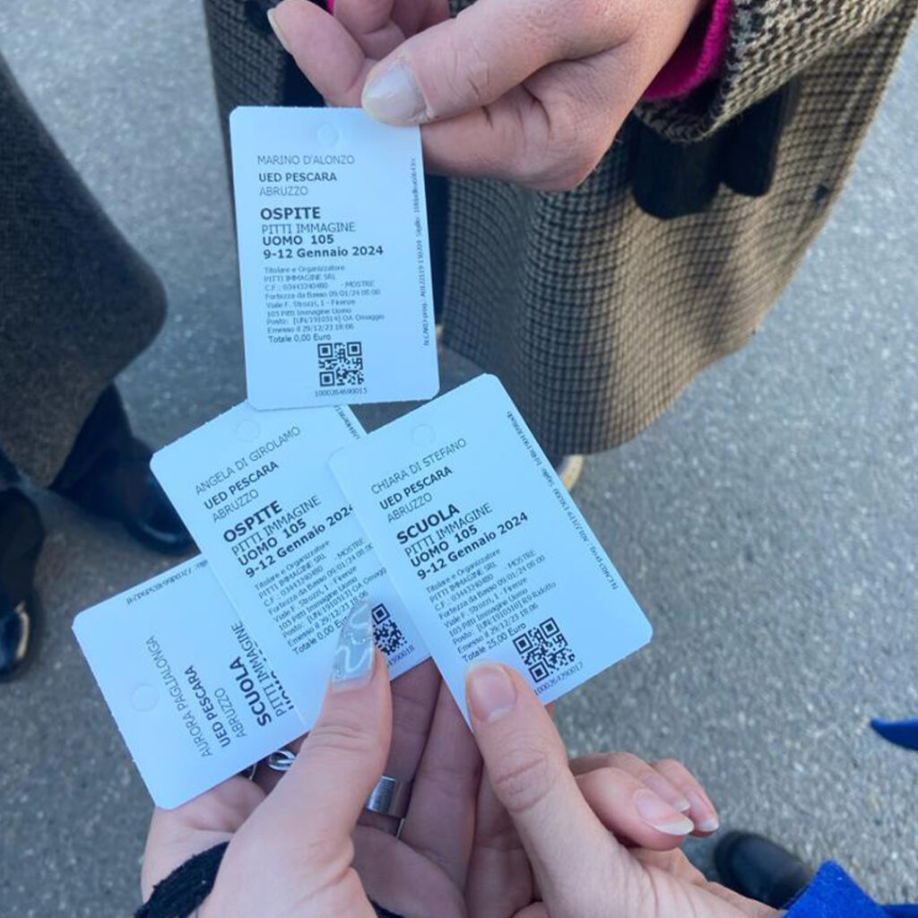 Gli studenti di Fashion Design in visita al Pitti Uomo 2024 a Firenze