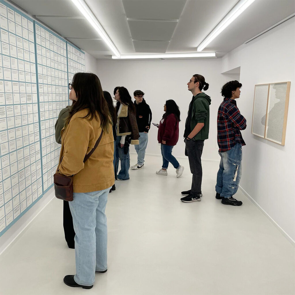 I ragazzi hanno avuto l'opportunità di immergersi nel mondo dell'arte contemporanea.