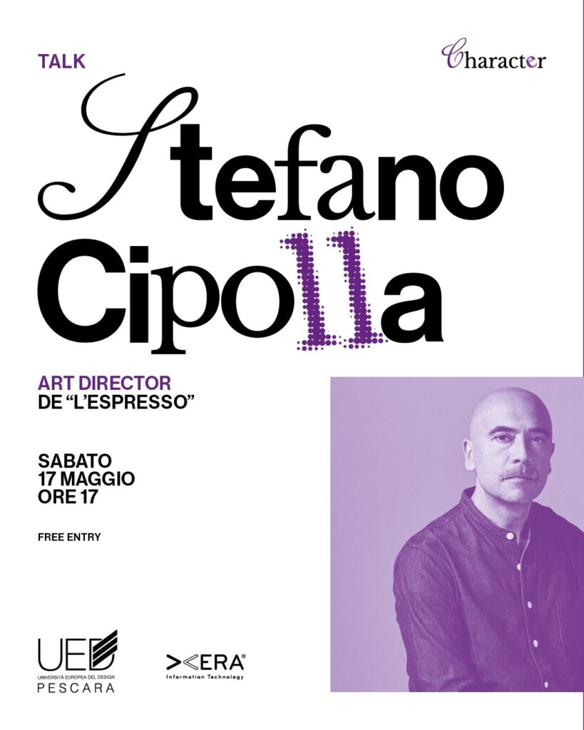 CHARACTER 2025 | SAB 17 MAGGIO
Stefano Cipolla - Grafica Magazine
TALK